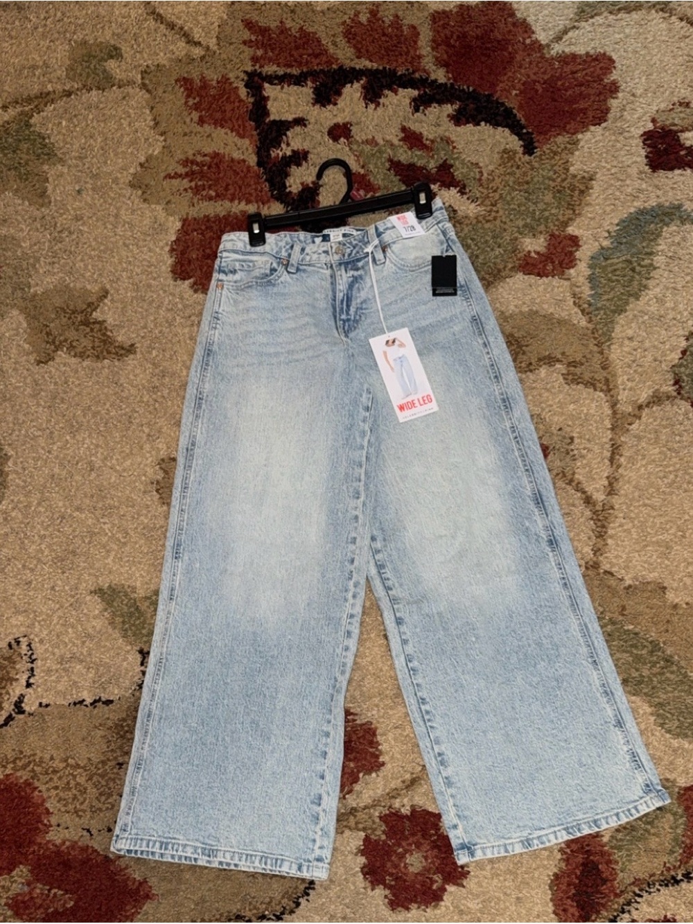 Celebrity Pink Light Blue Wide Leg Jeans